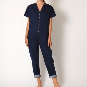 NWT Dora Coverall, Indigo Denim, Ilana Kohn